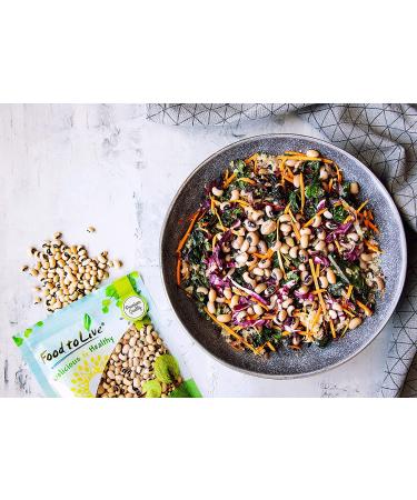 5lb Non-GMO Black-Eyed Peas | Raw Dried Whole Cow Peas | Vegan & Kosher | High Fiber for Soups, Stews, Salads & Burgers - Buy Online on GoSupps.com