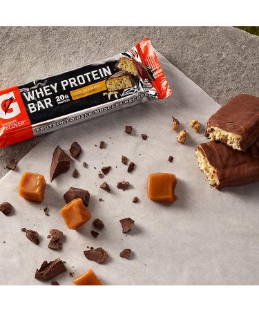 Buy Gatorade Whey Protein Bars - Chocolate Caramel, 12 Count | High Protein Snack - Buy Online on GoSupps.com