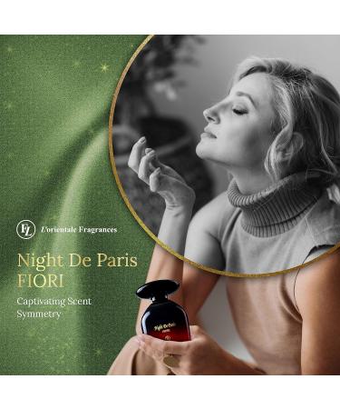 L'Orientale Fragrances Night De Paris Fiori 100ml / 3.3oz - Oil-Based Perfumes for Women & Men Unisex Amber Floral Eau de Parfum - Long-Lasting Up to 24 Hours Ideal for All Seasons - Buy Online on GoSupps.com