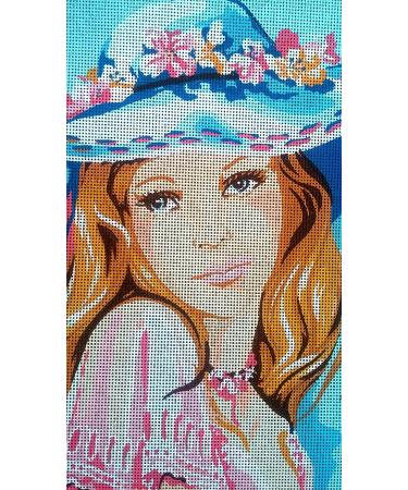 Lady in a Bonnet Needlepoint Canvas - Exquisite DIY Needlework Design - Buy Online on GoSupps.com