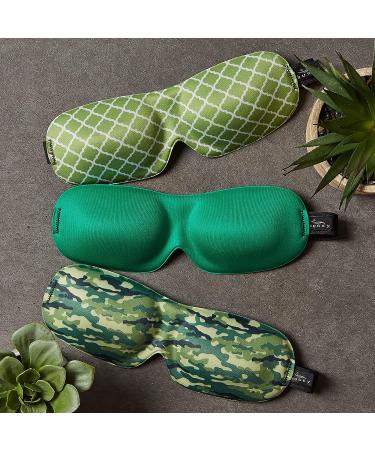 Bucky 40 Blinks No Pressure Solid Eye Mask for Sleep & Travel - Green - One Size - Buy Online on GoSupps.com