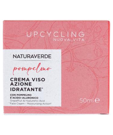 Naturaverde Naturaverde | Upcycled Grapefruit Face Cream With Grapefruit Extract Vitamin C and Hyaluronic Acid Moisturizing and Refreshing 50ml