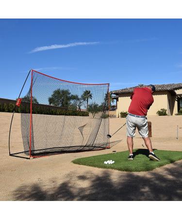 GoSports Golf Practice Hitting Net - Large 10x7 Size - Indoor/Outdoor Personal Driving Range - Designed by Golfers - Buy Online on GoSupps.com