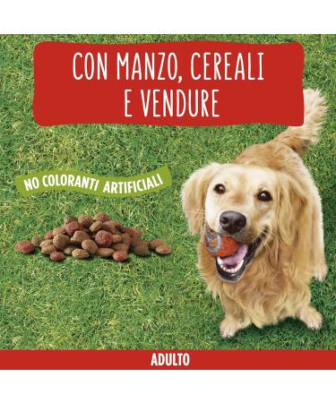 Purina Friskies Adult Dog Food with Beef Cereals and Vegetables 12 kg - Buy Online on GoSupps.com