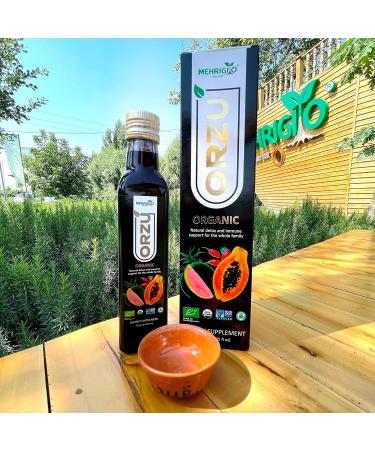 ORZU Organic Detox Cleanse & Immune Support Juice - Bitter Watermelon, Papaya, Pomegranate, Goji, Olive & Guava - Buy Online on GoSupps.com