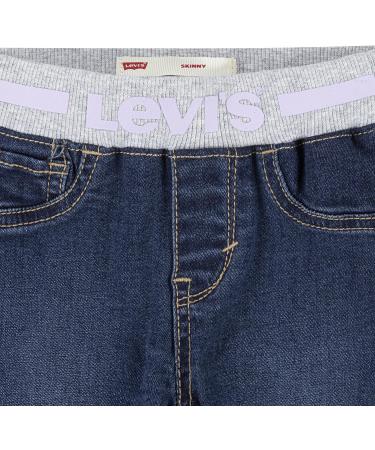 Levi's Kids Pull-On Skinny Jean for Baby Girls - Indigo Daze, 6 Months - Buy Online on GoSupps.com