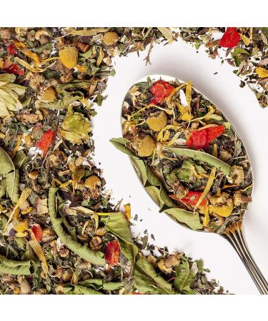N 006 STOMACH ELIXIR TEA - Gut Health - Indigestion & Bloating Relief Peppermint Tea Chamomile Fennel Liquorice Root Anise Calendula Verbena Carrot Stomach Ease Detox Herbal Tea Infusion 70g Stomach Ease Tea - Buy Online on GoSupps.com