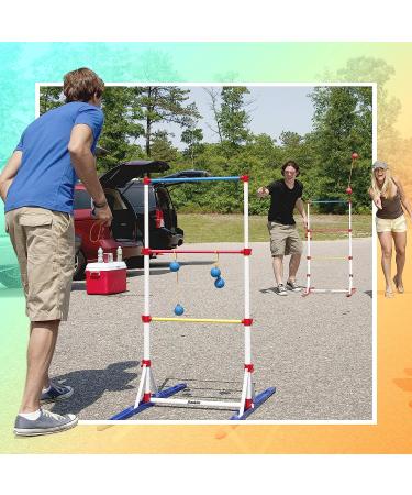 Franklin Sports Replacement Ladderball Bolas - Red/Blue (Set of 6) - Buy Online on GoSupps.com