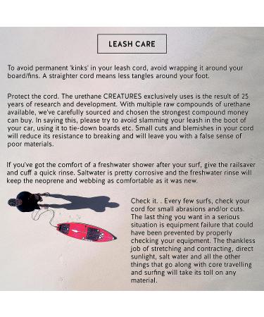 Creatures of Leisure Reliance Pro 6'0 Shortboard Leash - Black Lime - Buy Online on GoSupps.com