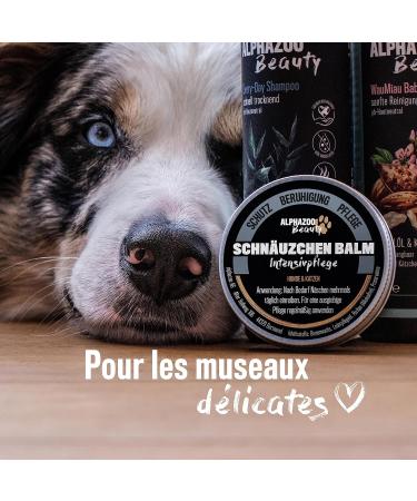 alphazoo Schn uzchen Balm Dogs and Cats 50 ML Nose and Muzzle Balm Soothes and Treats Dry and Chapped Noses Balm for Dry Dogs Nose Moisturizes the Skin Muzzle - Buy Online on GoSupps.com