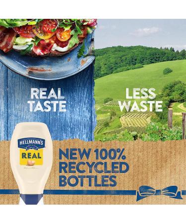 Hellmann's Real Mayonnaise Squeeze Bottle 20oz - Gluten-Free, Made with 100% Cage-Free Eggs (1 Pack) - Buy Online on GoSupps.com