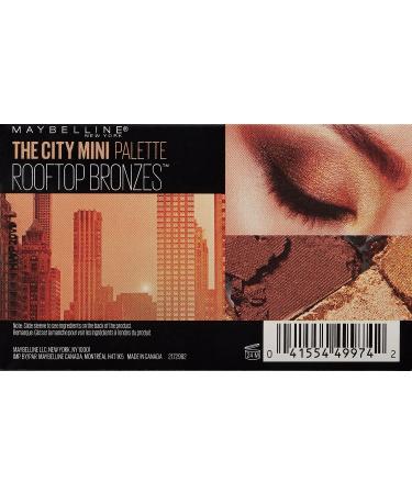 Maybelline New York City Mini Eyeshadow Palette - Rooftop Bronzes 0.14 oz - Buy Online on GoSupps.com