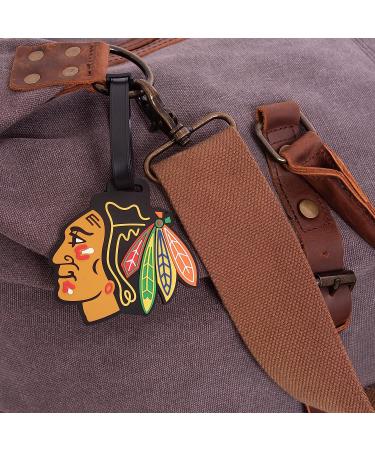Chicago Blackhawks NHL PVC Luggage Tag - Official Team Merchandise - Buy Online on GoSupps.com