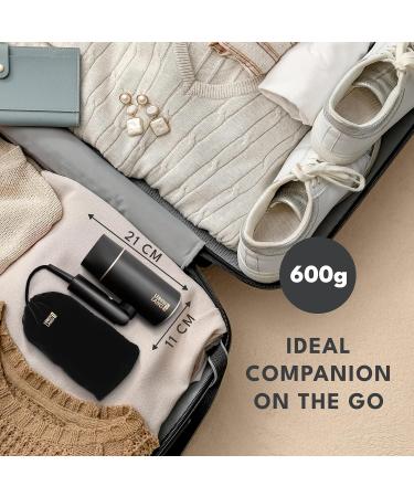 LEBENLANG Hair Dryer Ionic 2100W - Anti-Spliss with Cold Air Mode | Powerful Portable Travel Hairdryers for Women & Men Mens I UK Lightweight Hairdryer F hn F n Hair dryers Hair-Dryer Blow Hair Drier Black & Gold - 2100w - Foldable - Buy Online on GoSupps.com