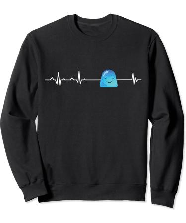 Smiling Jelly Heartbeat Gift Funny Jelly Bean Sweatshirt
