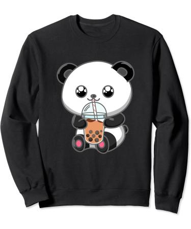 Boba Tea Bubble Tea Kawaii Japanese Lover Panda Anime Otaku Sweatshirt - Buy Online on GoSupps.com