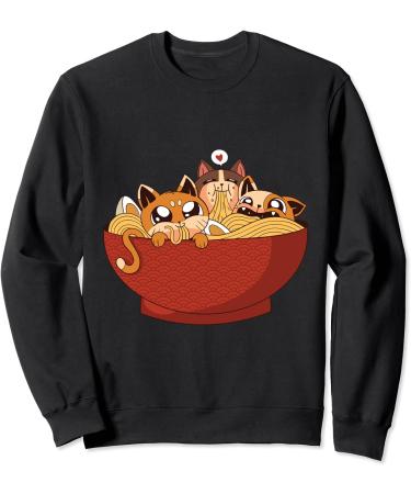 Cats Japanese Ramen Noodles Sweatshirt