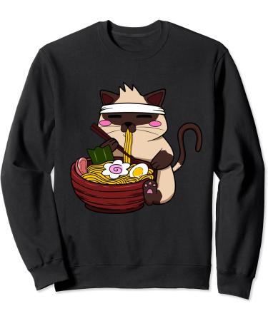 Anime Siamese Ramen Japanese Ramen Life Noodle Sweatshirt