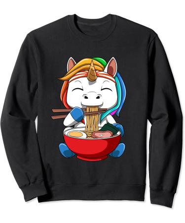 Anime Ramen Unicorn Noodle Soup Sweatshirt
