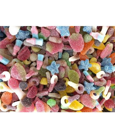 Super Sweets Vegan Fizzy and Sour Jelly Sweet Mix 500g - Buy Online on GoSupps.com