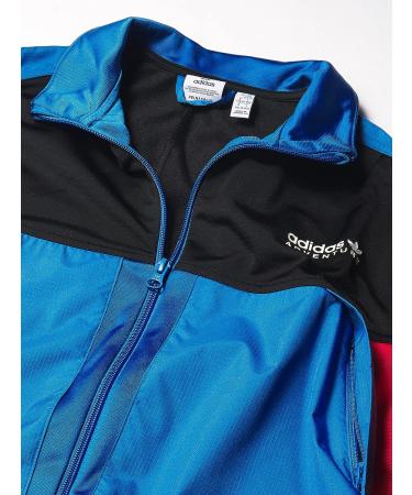 adidas Originals Kids' Adventure Track Top in Black/Focus Blue - Large Size - Buy Online on GoSupps.com
