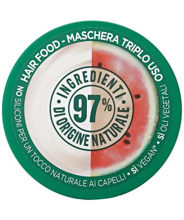 Garnier Fructis Hair Food Anguria - Maschera 3-in-1 per Capelli Fini | 97% Ingredienti Naturali Senza Siliconi | Trattamento Balsamo & Maschera Senza Risciacquo - Spedizione Internazionale - Buy Online on GoSupps.com