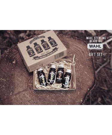 Wahl Beard Oil Gift Set - Nourishing Beard Softener and Moisturizer for Men - Hydrates, Conditions, and Soothes Itchy Facial Hair - Buy Online on GoSupps.com