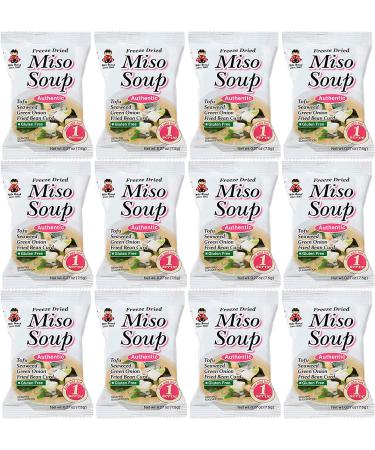 Miko Freeze Dried Miso Soup - 0.27 oz (Pack of 12) | Authentic Japanese Flavor - Buy Online on GoSupps.com