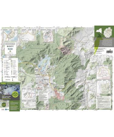 Lake Placid & Saranac Lake Winter Trails Map | Adirondacks High Peaks Hiking Map | Jackrabbit Ski Trail  Paul Smiths College VIC  Cascade X-C Ski Center | Durable  Waterproof & Tear Resistant - Buy Online on GoSupps.com
