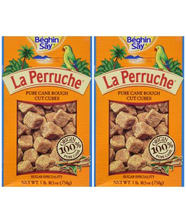 La Perruche Brown Sugar Cubes, 1LB,10 1/2 OZ PK OF 2 Standard Packaging