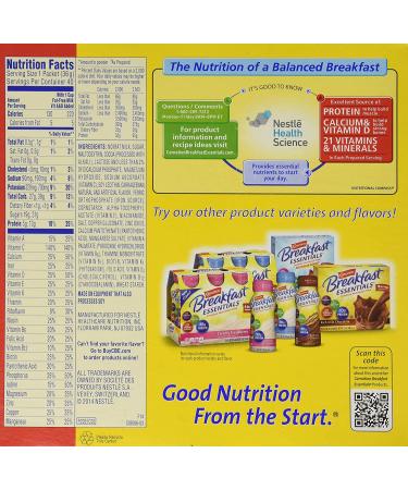 Carnation Breakfast Essentials 40 Packets - Rich Milk Chocolate | Complete Nutrition - Buy Online on GoSupps.com