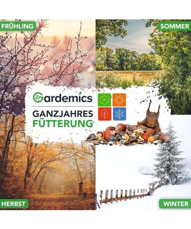 Gardemics Squirrel Feed with Hazelnuts 2kg - Species-Appropriate Year-Round Food for Squirrels & Chipmunks - No Peanuts - Buy Online on GoSupps.com
