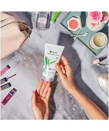 Garnier SkinActive Deep Pore Exfoliating Scrub with Green Tea - 5 fl oz | Clear & Refresh Skin - Buy Online on GoSupps.com