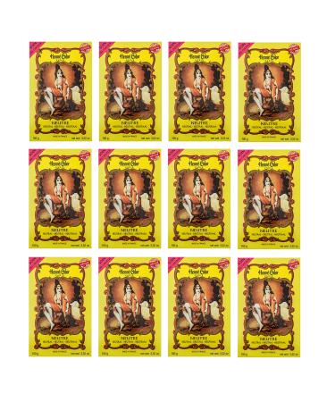 12 x 100g Henna Color Natural Hair Dye Neutral Pamai Pai Henn Powder Plant Hair Color Auburn colorless