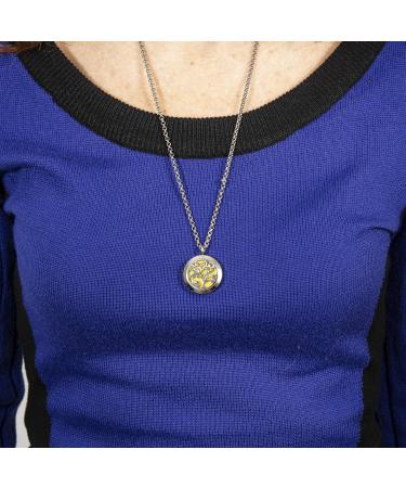 Wild Essentials Arbol Tree of Life Essential Oil Diffuser Necklace Gift Set | Aromatherapy Pendant Stainless Steel Chain Refill Pads & Inner Calm Oil - International Shipping - Buy Online on GoSupps.com