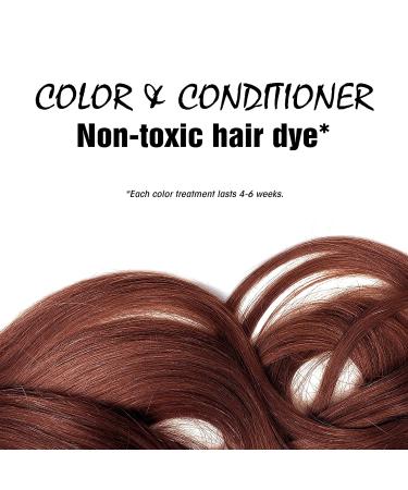 Light Mountain Mahogany Hair Dye | Organic & Chemical-Free Semi-Permanent Color for Men/Women | 16 Oz Henna Leaf Powder & Botanicals - Buy Online on GoSupps.com