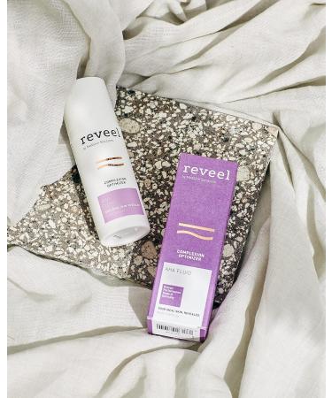 AHA Fluid for Face by Reveeel - 10% AHA Exfoliant Serum for Hydration & Refined Complexion - Nightly Leave-On Facial Fluid for Women & Men (1.69 fl oz - Buy Online on GoSupps.com