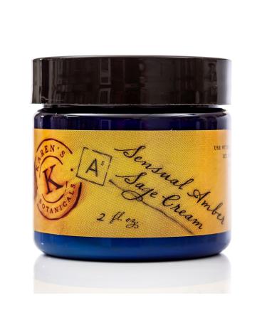 Sensual Amber Sage Cream 2 Oz Heartwarming Nutritious Deeply Moisturizing