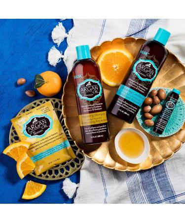 HASK Argan Repairing Deep Conditioner Treatments - Pack of 12 (1.75 oz each), Color Safe, Gluten-Free, Sulfate-Free, Paraben-Free - Buy Online on GoSupps.com