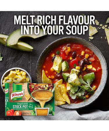 Knorr 8 Vegetable Stock Pot 224g - Pack of 1 | Vegetable Stock 224 g - Buy Online on GoSupps.com