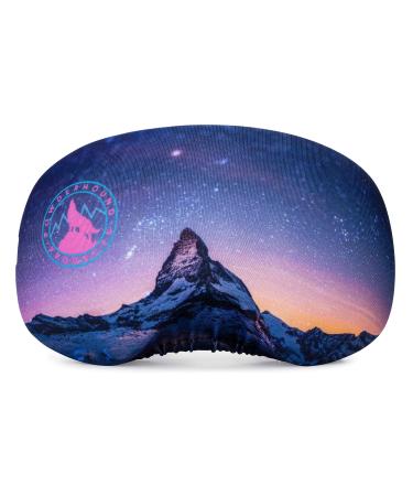Ski Snowboard Goggle Cover Sleeve - Lens Scratch Dust Protection for Travel Storage and Apres Matterhorn Goggle Cover