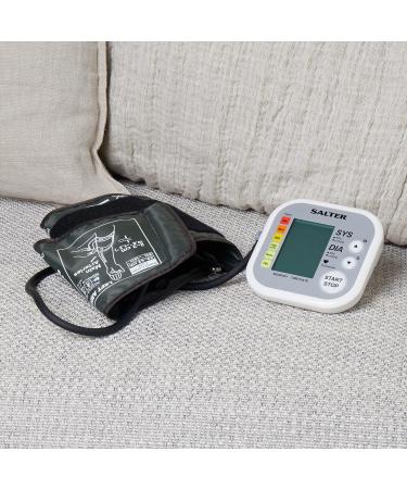 Salter BPA-9201-GB Automatic Arm Blood Pressure Monitor | Easy-to-Read Display | Heartbeat/Hypertension Indicator | WHO Guidelines | 2nd Gen BP Monitor - Buy Online on GoSupps.com