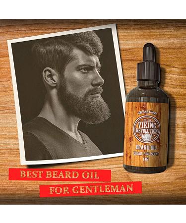 Cedarwood & Pine Beard Oil Conditioner - 1oz - All Natural with Argan & Jojoba Oils - Softens & Strengthens Beards - Men's Mustache Care - Buy Online on GoSupps.com