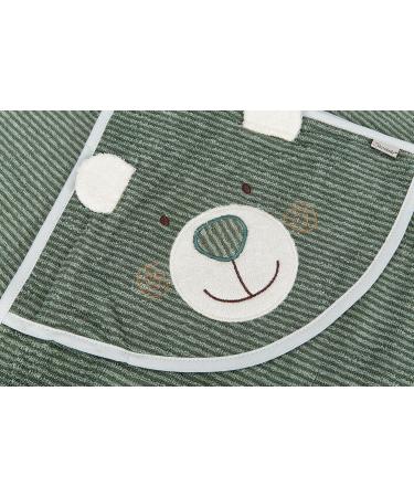 100% Cotton Hooded Baby Towel & Washing Glove Bundle - Fast Drying Sternal Baby Bath Poncho - Size 100x100 cm - Perfect for Infants | Emmi 2020 - Buy Online on GoSupps.com