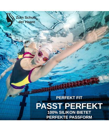Aqua Speed Super-Stretch Bath Cap for Men & Women | Silicone Swimming Cap with E-Book | Ultimate Bathing Support | Mega Mega/White - Buy Online on GoSupps.com