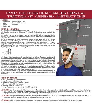 OTC Cervical Traction Kit for Neck Pain Relief and Herniated Discs - Over Door Setup - Buy Online on GoSupps.com