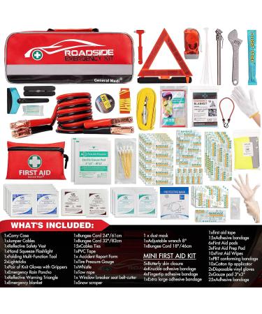 General Medi 127 in 1 Car Breakdown & First Aid Kit | Ultimate Vehicle Emergency Assistance Set - Buy Online on GoSupps.com