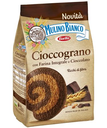 Mulino Bianco Mulino Bianco Biscotti Frollini Wholemeal Chocolate Biscuits with Wholemeal Flour and Melting Chocolate - 330g