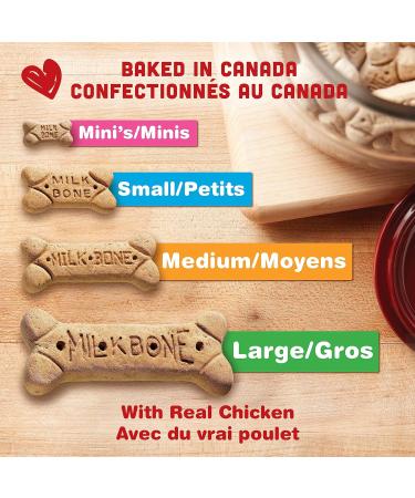 Milk-Bone Original Dog Biscuits Mini Sized Dog Treats Meaty Taste 850g Boxes (Pack of 3) Mini Dog 850g (Pack of 3) - Buy Online on GoSupps.com