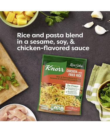 Knorr Chicken Fried Rice Side Dish Mix - 5.7 oz Pack - No Artificial Flavors or Preservatives - MSG-Free - Buy Online on GoSupps.com